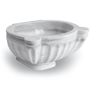 Exclusive Marble Basin - Afhkf-155, White Marble Round Basins, Vafyon White Marble Basins, Bathroom Sinks Exclusive Marble Basin - Afhkf-155, White Marble Round Basins, Vafyon White Marble Basins, Bathroom Sinks