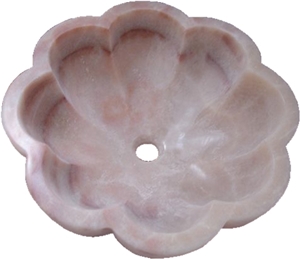 Honey Crema Onyx Sink - Afhl-71, Beige Onyx Sinks & Basins, Round Sinks