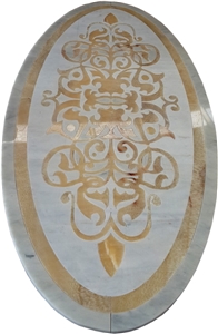 Marble Waterjet Massage Bed for Bathroom