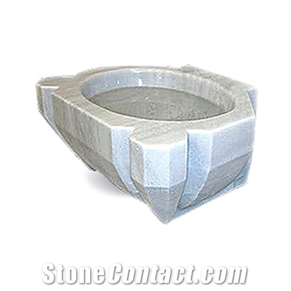 Marmara White Marble Basin - Afhk-41, White Marble Sinks & Basins Turkey