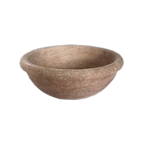 Noce Travertine Sink - Afhl-26, Brown Travertine Kitchen Sinks, Bathroom Sinks, Round Basins Turkey