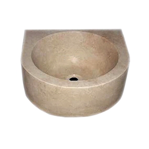 Noce Travertine Sink - Afhl-37, Brown Travertine Sinks & Basins, Kitchen Sinks