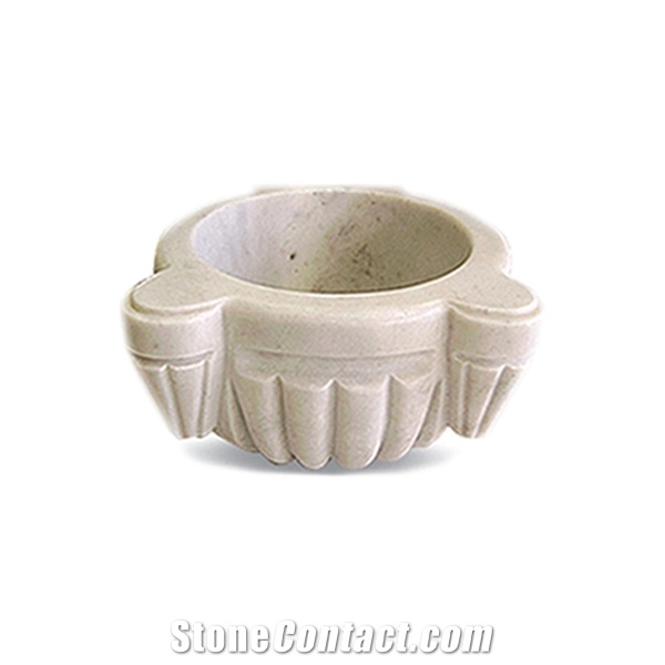 Rosalia Beige Marble Basin - Afhk-48, Beige Marble Sinks & Basins Turkey