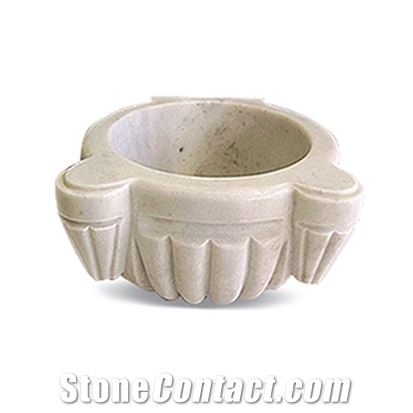 Rosalia Beige Marble Basin - Afhk-48, Beige Marble Sinks & Basins Turkey