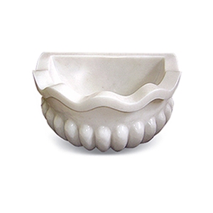 Rosalia Beige Marble Basin - Afhk-58, Beige Marble Sinks & Basins, Bathroom Sinks