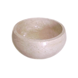 Rosalia Marble Sink - Afhl-63, Beige Marble Sinks & Basins, Round Sinks