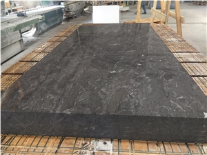 Grey Rayon Benslimane Marble Blocks, Gray Marble Blocks Morocco