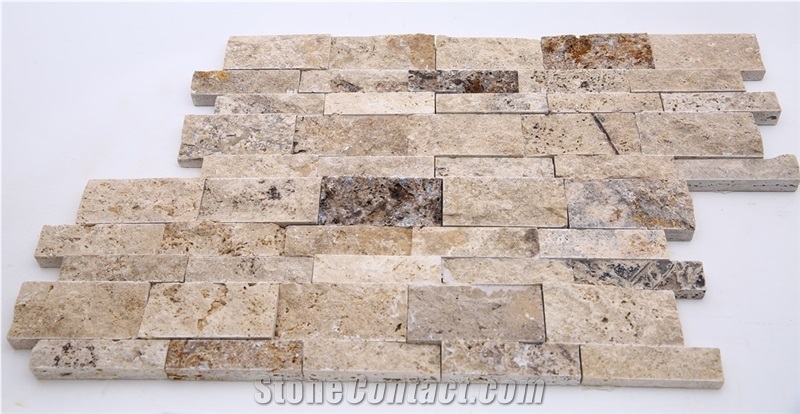 Philadelphia Travertine Split Face Wall Cladding Panels