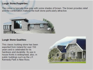 Lough Stone Masonry, Building Stone