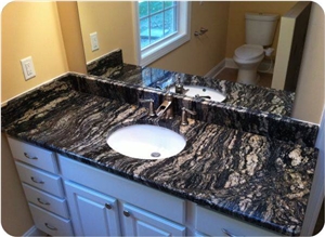 Black Cosmic Granite Vanity Top