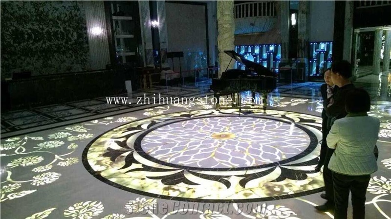 Onyx Lobby Floor Medallion