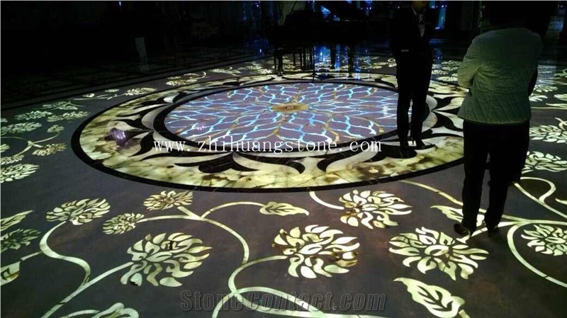 Onyx Lobby Floor Medallion