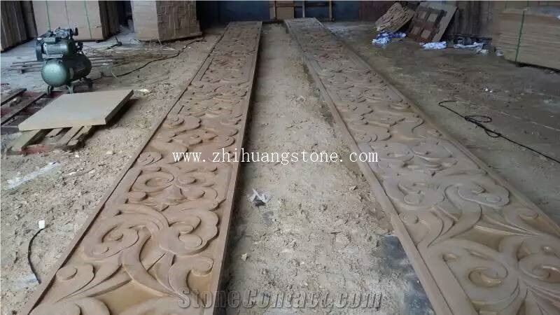 Yellow Sandstone Relief & Etching, Wall Reliefs