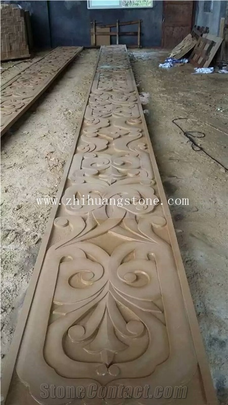 Yellow Sandstone Relief & Etching, Wall Reliefs