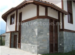 Gneiss Medgidia Gri De Sardinia Splitface Striped Wall Tiles