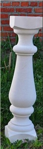White Dream Limestone Balustrade and Hand Railing