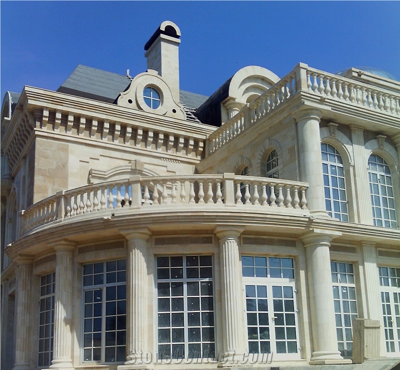 White Dream Limestone Building, Walling