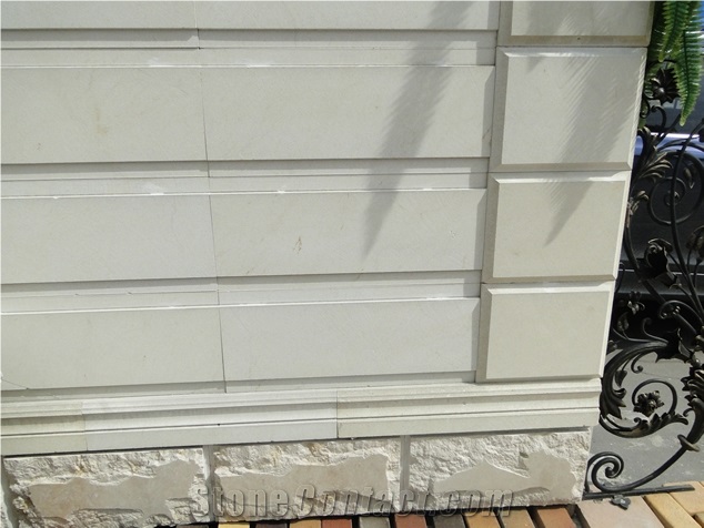 White Dream Limestone Building, Walling