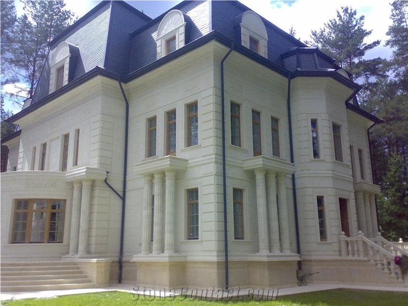 White Dream Limestone Building, Walling