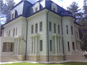 White Dream Limestone Building, Walling