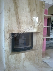 Daino Reale Marble Fireplace Design Daino Reale Marble Fireplace Design