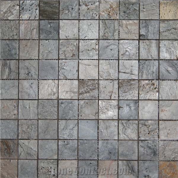 Ocean Green Slate Mosaic