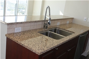 Crema Brazil Granite Kitchen Countertop