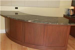 Stormy Night Granite Reception Counter, Desk Top