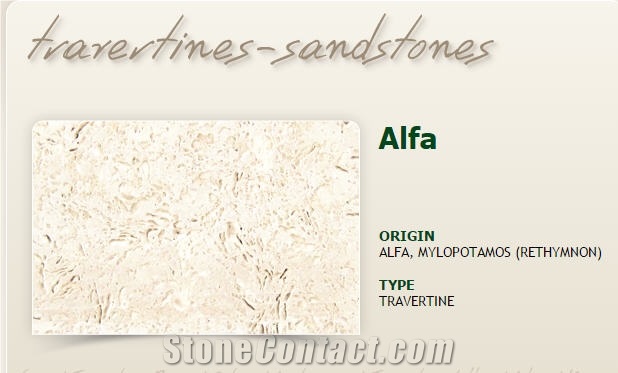 Alfa Travertine