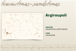 Argiroupoli Travertine