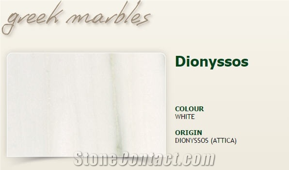 Dionyssos White Marble