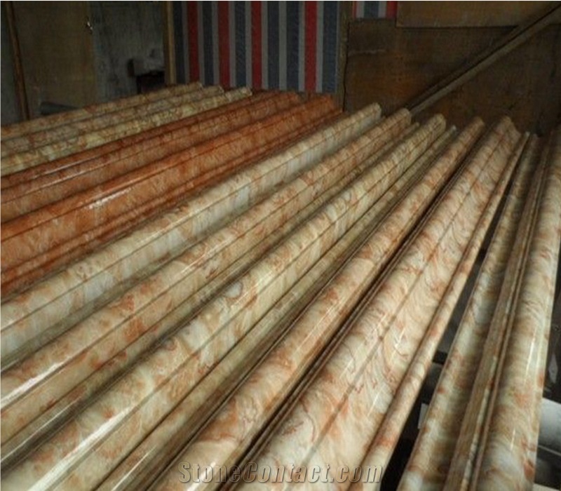 Absolute Beige Marble Stairs & Steps, Stair Treads, Staircase