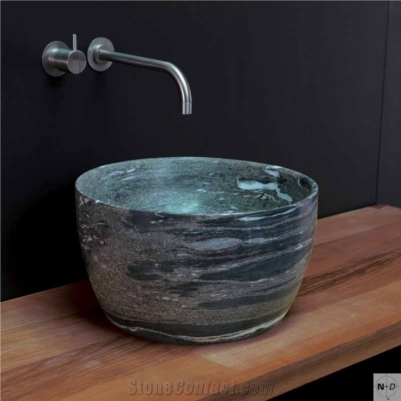 Maxim - Washbasin with Verde Andeer