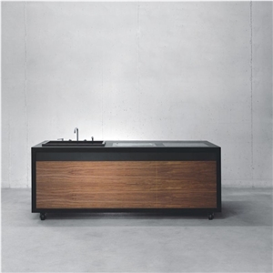 Zigano - Black Slate Kitchen Counter Unit