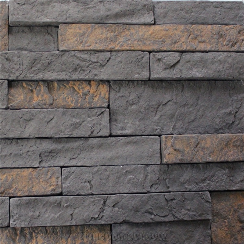 Artificial Cultural Stone Veneer,Faux Ledge Stone Wall Panels,Cultured Stacked Stone Veneer for Interior and Exterior,Manufactured Ledgestone