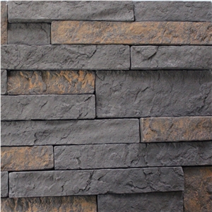 Artificial Cultural Stone Veneer,Faux Ledge Stone Wall Panels,Cultured Stacked Stone Veneer for Interior and Exterior,Manufactured Ledgestone