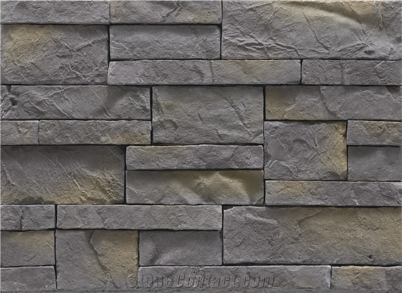 Artificial Cultural Stone Veneer,Faux Ledge Stone Wall Panels,Cultured Stacked Stone Veneer for Interior and Exterior,Manufactured Ledgestone