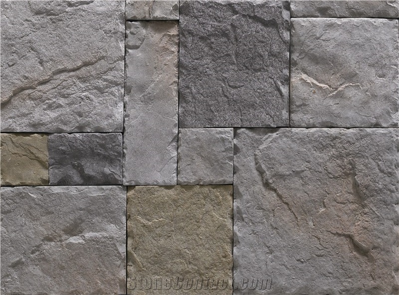 Castle Veneer Stone Manufactured Ledge stone, Concrete Stacked Stone veneer Wall Panels,Light Weight Faux Stones,high quality Artificial Cultured Stone