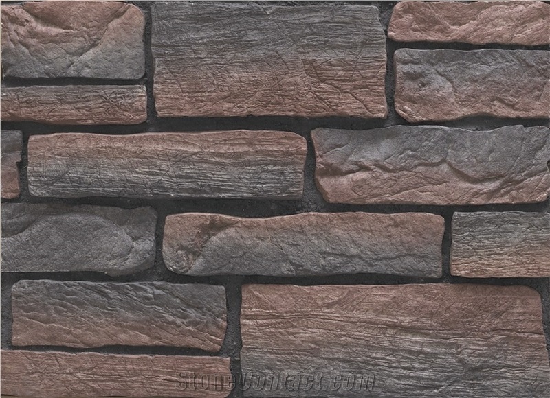 Cheap Manufactured Stone Castle Rock Veneer,Artificial Ledge Stone,Cultured Ledgestone,Fake Stacked Stone Veneer