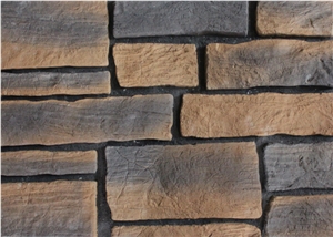 Cheap Manufactured Stone Castle Rock Veneer,Artificial Ledge Stone,Cultured Ledgestone,Fake Stacked Stone Veneer