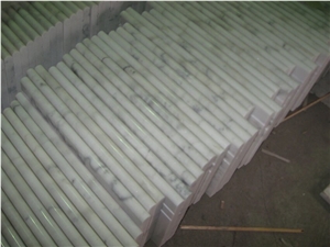 China White Marble Steps,Guangxi White Marble Stair Treads,Polished China Carrara White Marble Staircase & Stair Riser,Non-Slip Guangxi White Marble Stair