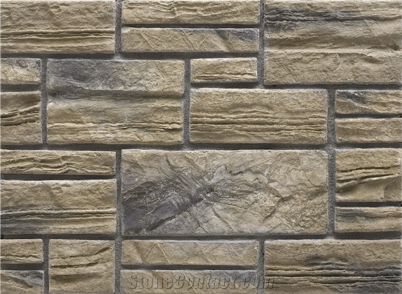 Cultured Stacked Stone Veneer,Fake Ledge Stone Wall Cladding,Cultured Manufactured Stone Wall Cladding,Fake Ledgestone for Wall Decor