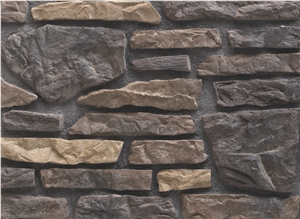 Cultured Stone Castle Rock Veneer,Manufactured Field Stone,Factory Direct Fake Stacked Stone Veneer,Manufactured Ledge Stone