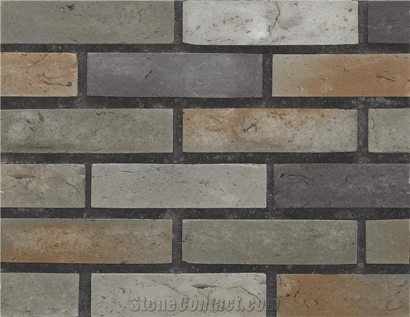 Easy Installation Artificial Bricks Stacked Stone Veneer,Foshan Factory Direct Manufactured Ledge Building Stones for Public Buildings Walls Decor