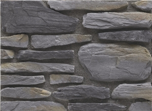 Easy Installed by Yourself Light Weight and Safe Cultured Stacked Stone Veneer,Manufactured Stone Fieldstone,Fake Ledge Stone,Faux Stone Castle Rock Veneer