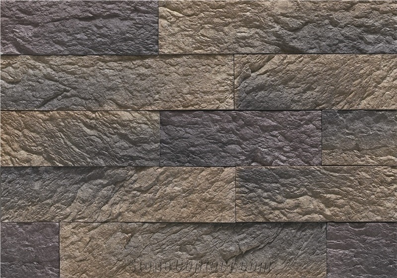 Eco-Friendly Cement Concrete Cultured Stone Walling Tiles,Light Weight Wall Facing Stone, Manufactured Wall Stone