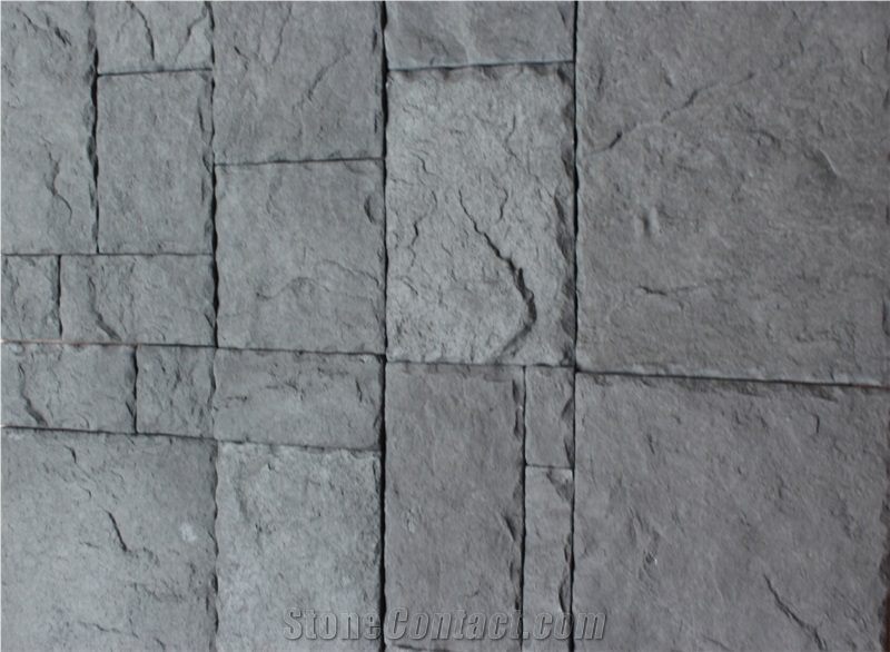 Foshan Factory Cheap Price Grey Cultured Castle Stone,Decorative Outdoor Manufactured Ledge Stone Wall