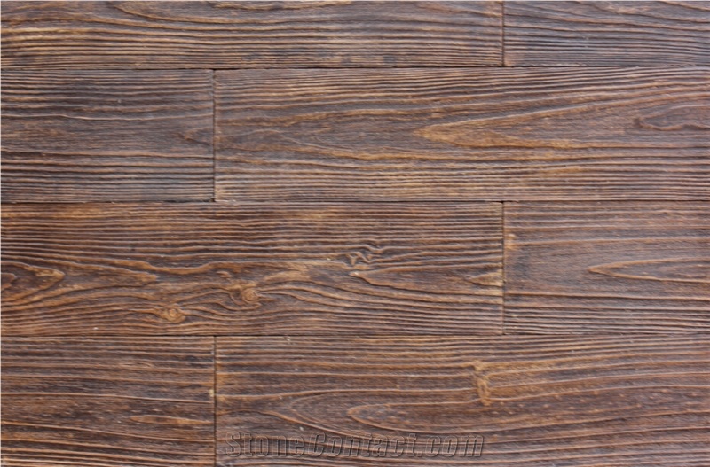 Foshan Factory Direct Cedar Wooden Manufactured Stone Veneer,China Fir Wood Texture Cultured Ledge Stone,Wood Grain Fake Stone Wall,Wood Vein Faux Ledgestone
