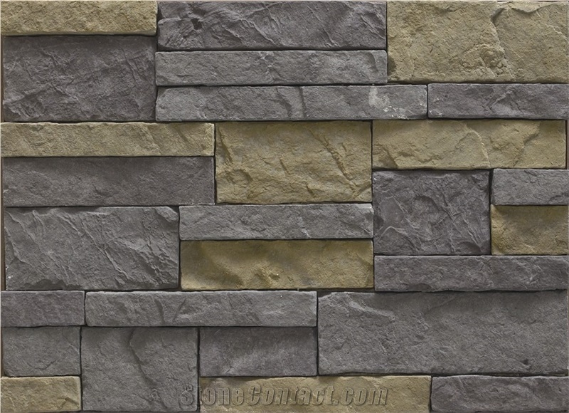 Foshan Guangzhou High Quality Manufactured Ledgestone,Cultured Stacked Stone Vener for Wall,Excellent Weather-Resistant Fake Ledge Stone Veneer,Faux Stone Wall Decor