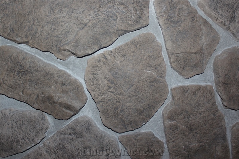 High Quality Cultured Stone Castel Rock Veneer,Exterior Wall Facing Stone,Fake Stacked Stone Veneer,Manufactured Fieldstone for Wall Decor